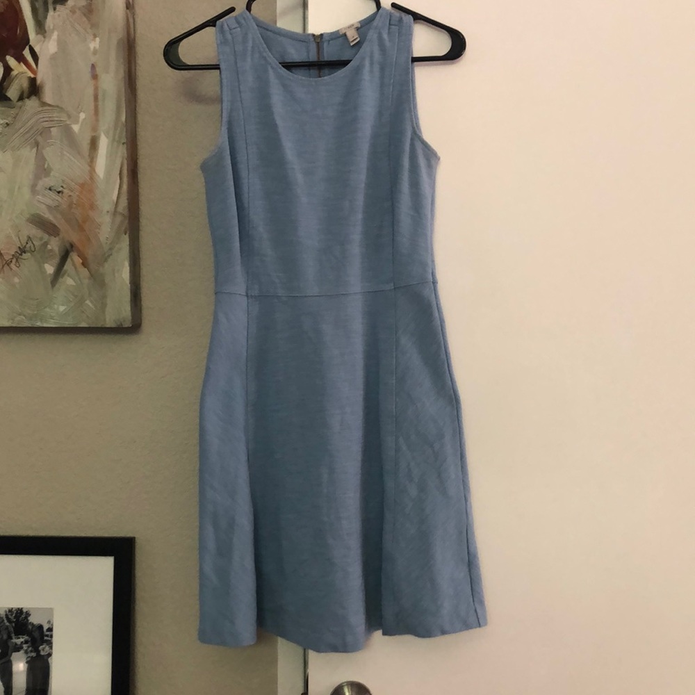 Jcrew fit and flare cotton dress